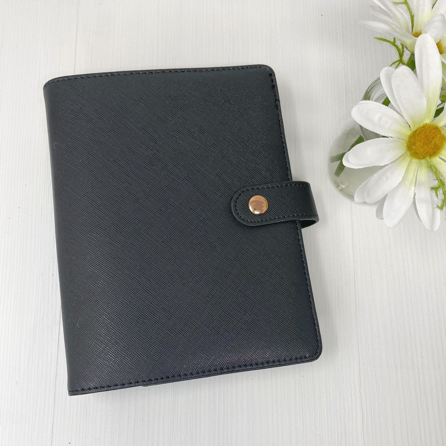 Personal Size Refillable Binder - Black