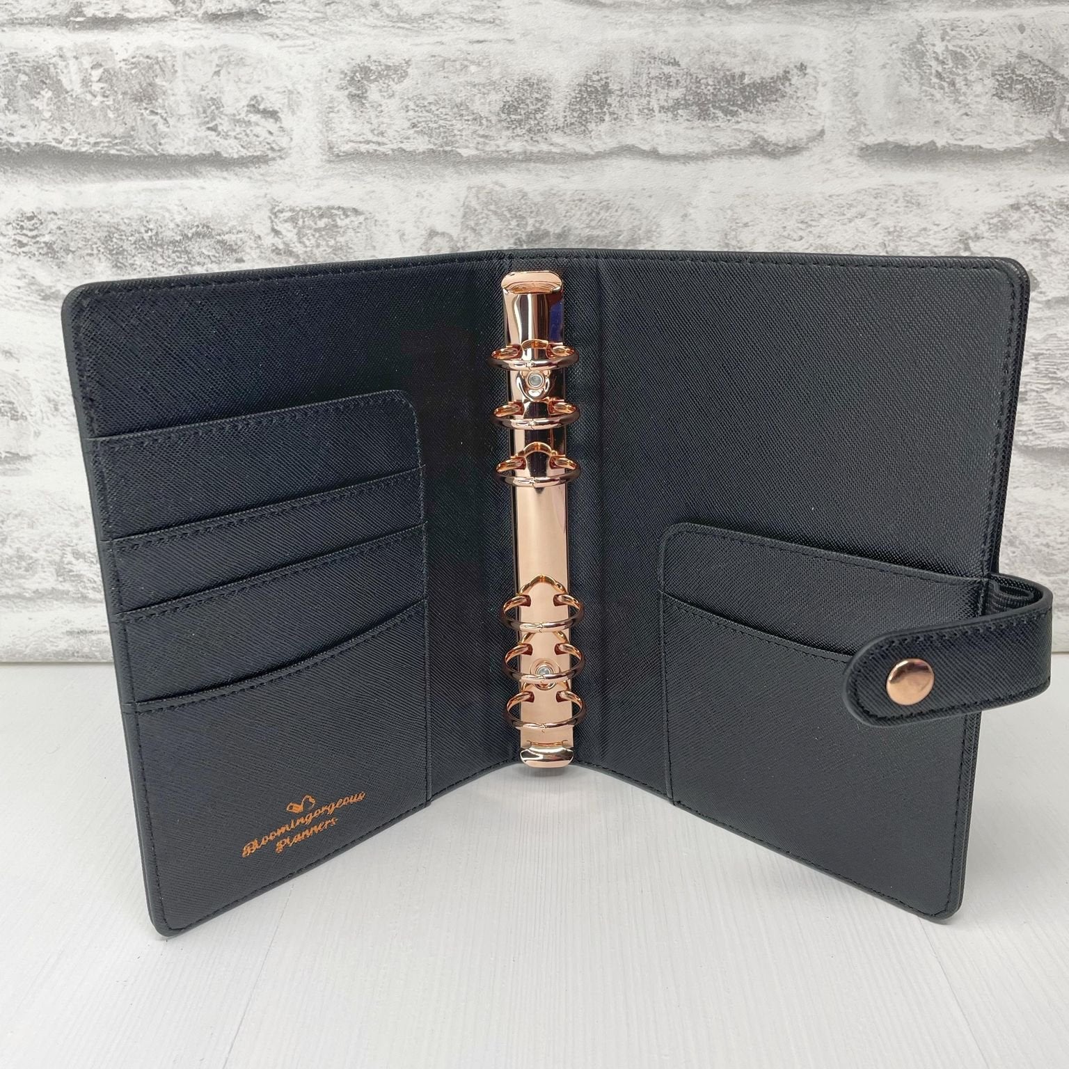 Personal Size Refillable Binder - Black