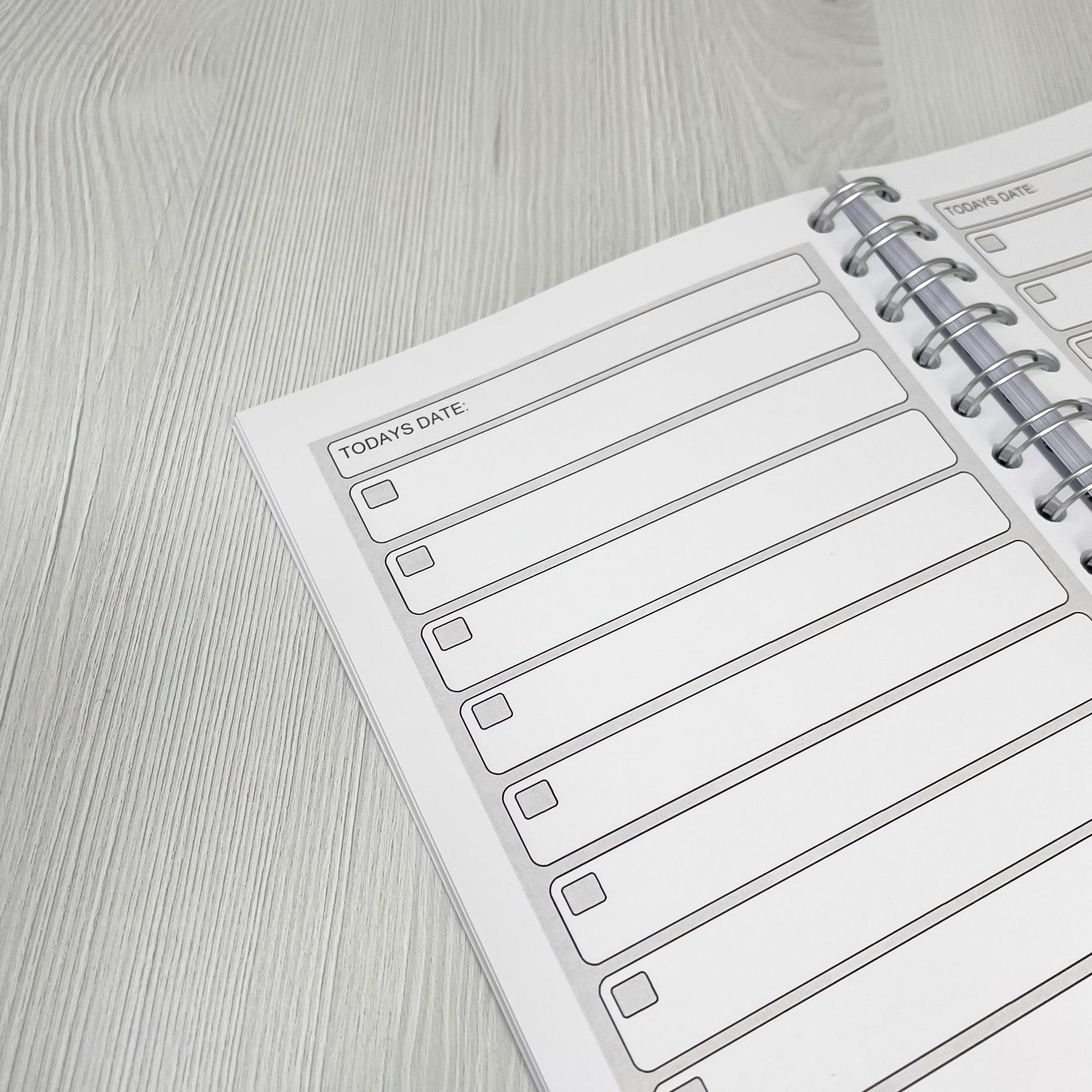 To Do List Notebook - Grey