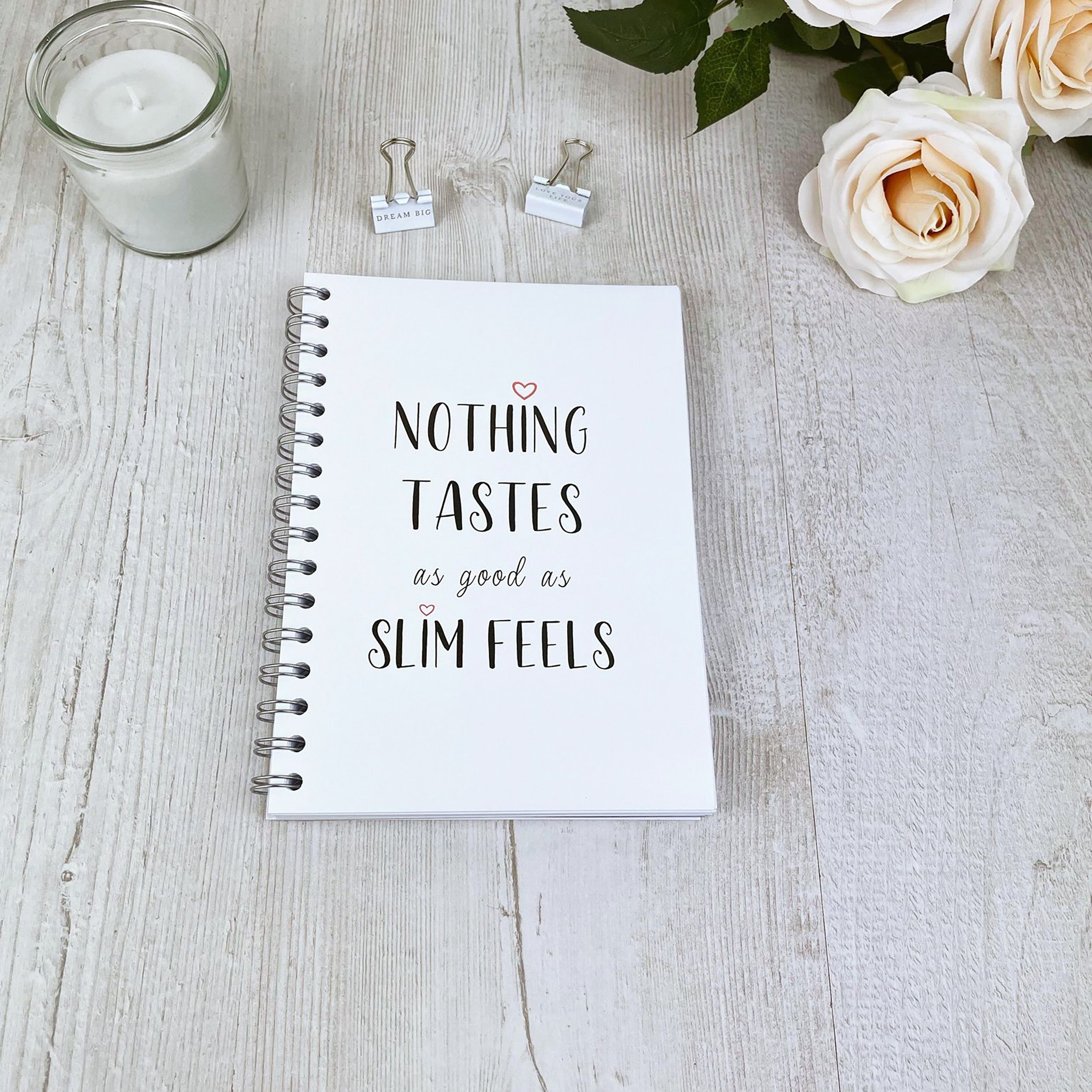 Food Diary - Slimming World Compatible - B&W-SW - Nothing Tastes