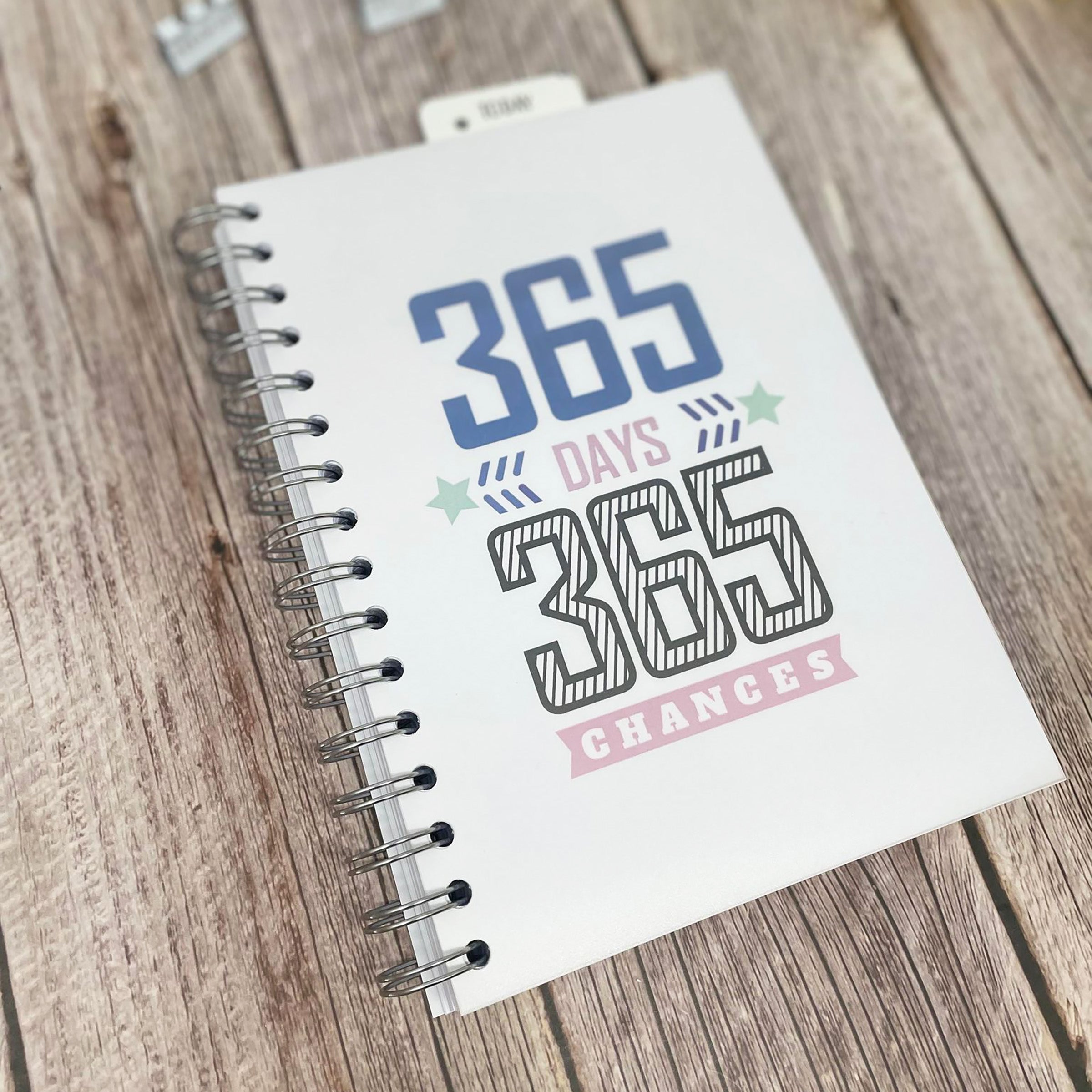 12 Month Planner - 365 Chances Cover + Bookmark