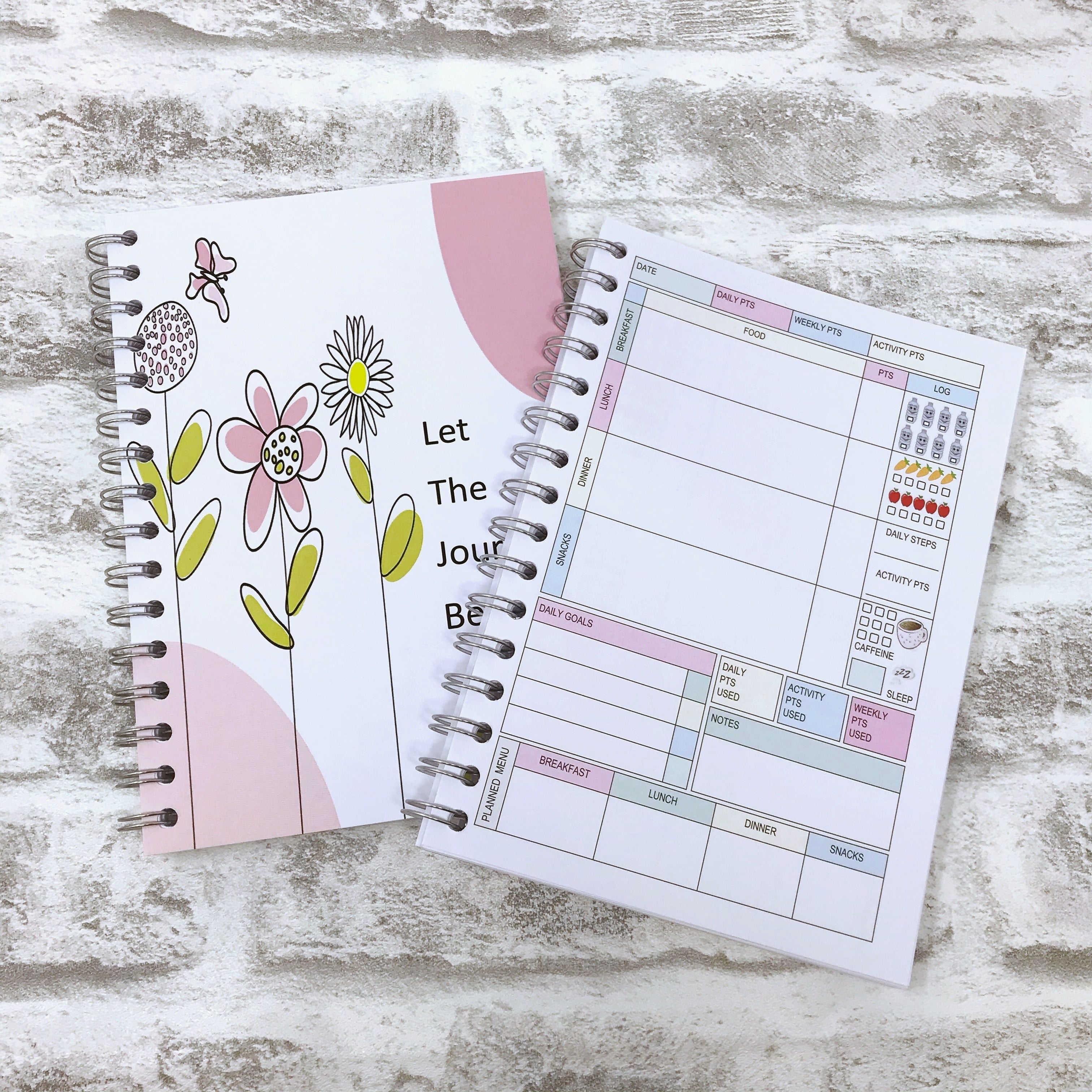 13 Week WW Colourful Food Diary, Diet Planner - Let The Journey Begin