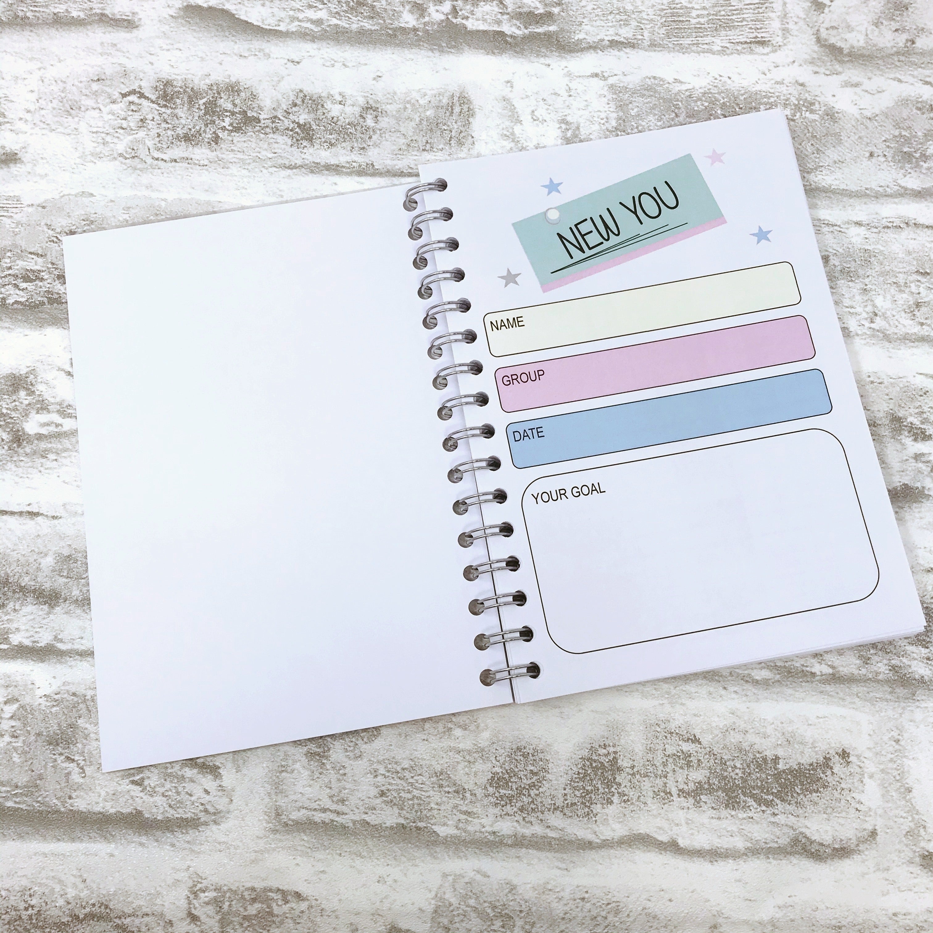 13 Week WW Colourful Food Diary, Diet Planner - Let The Journey Begin