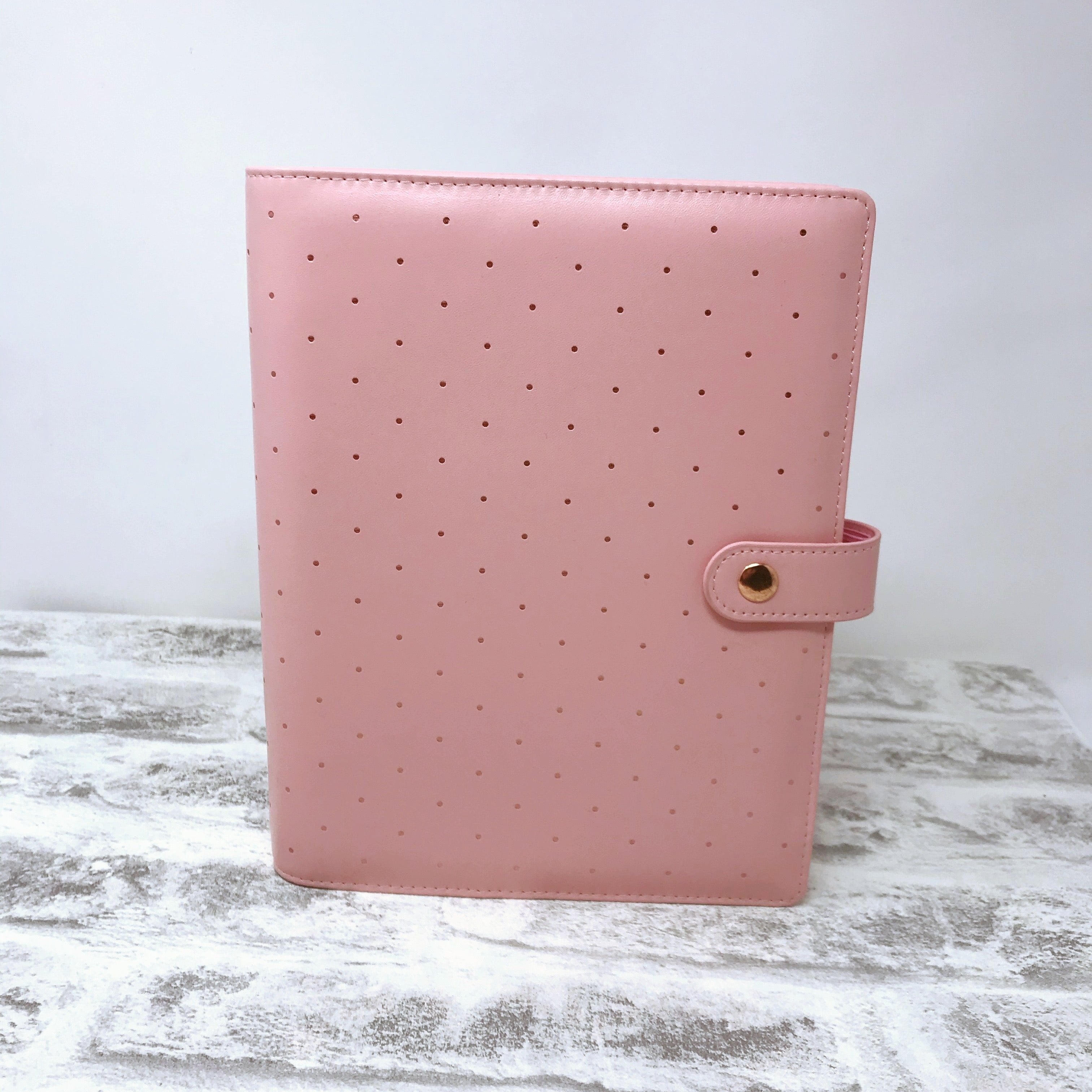 A5 Organiser - Peach Rose Gold Spot