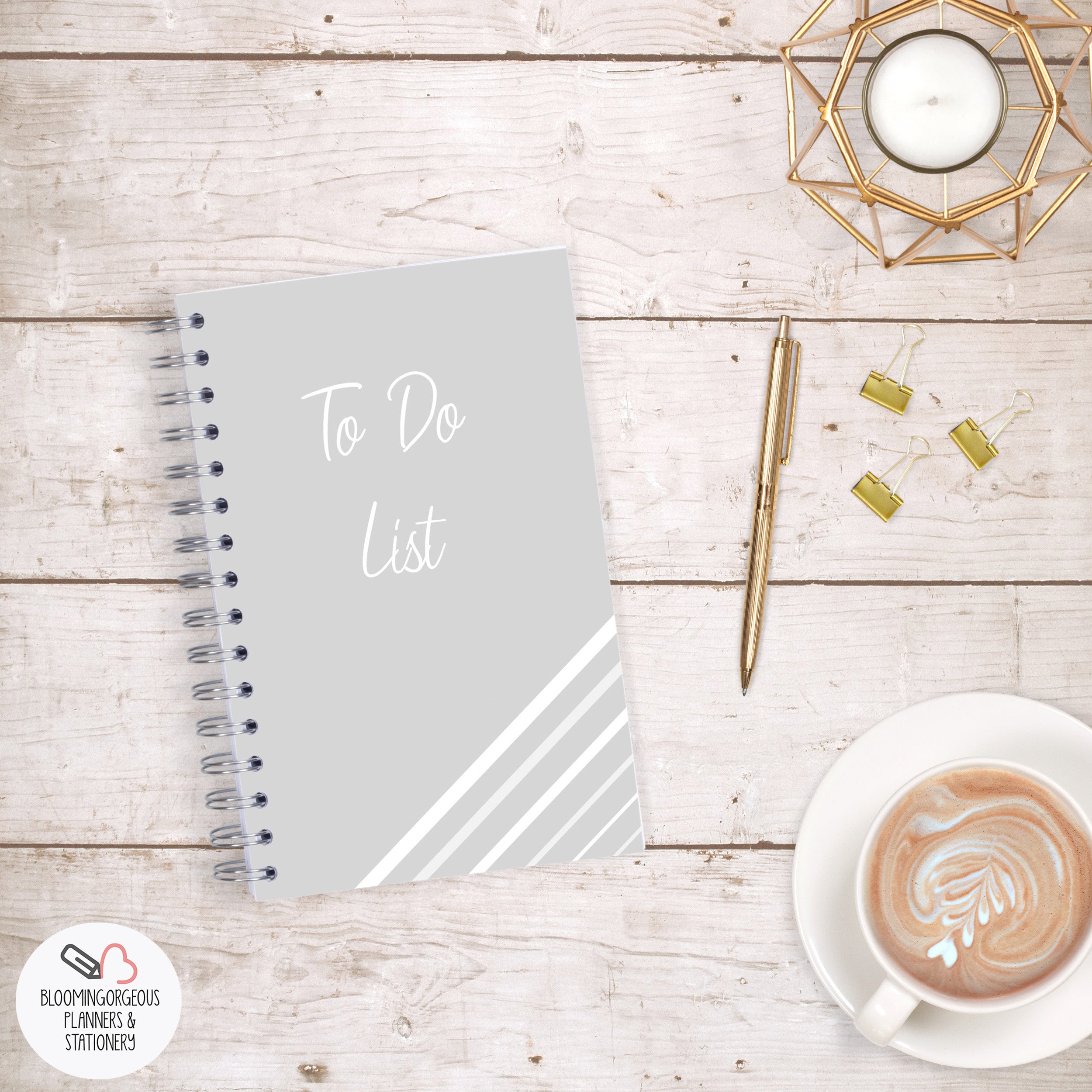 To Do List Notebook - Grey